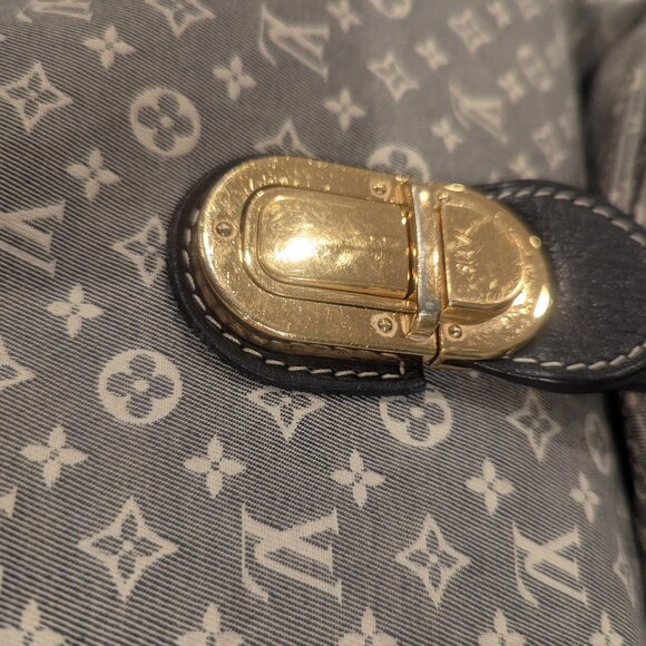 Louis Vuitton Idylle Romance Large Hobo Shoulder Bag Blue Monogram Canvas - Picture 8 of 14